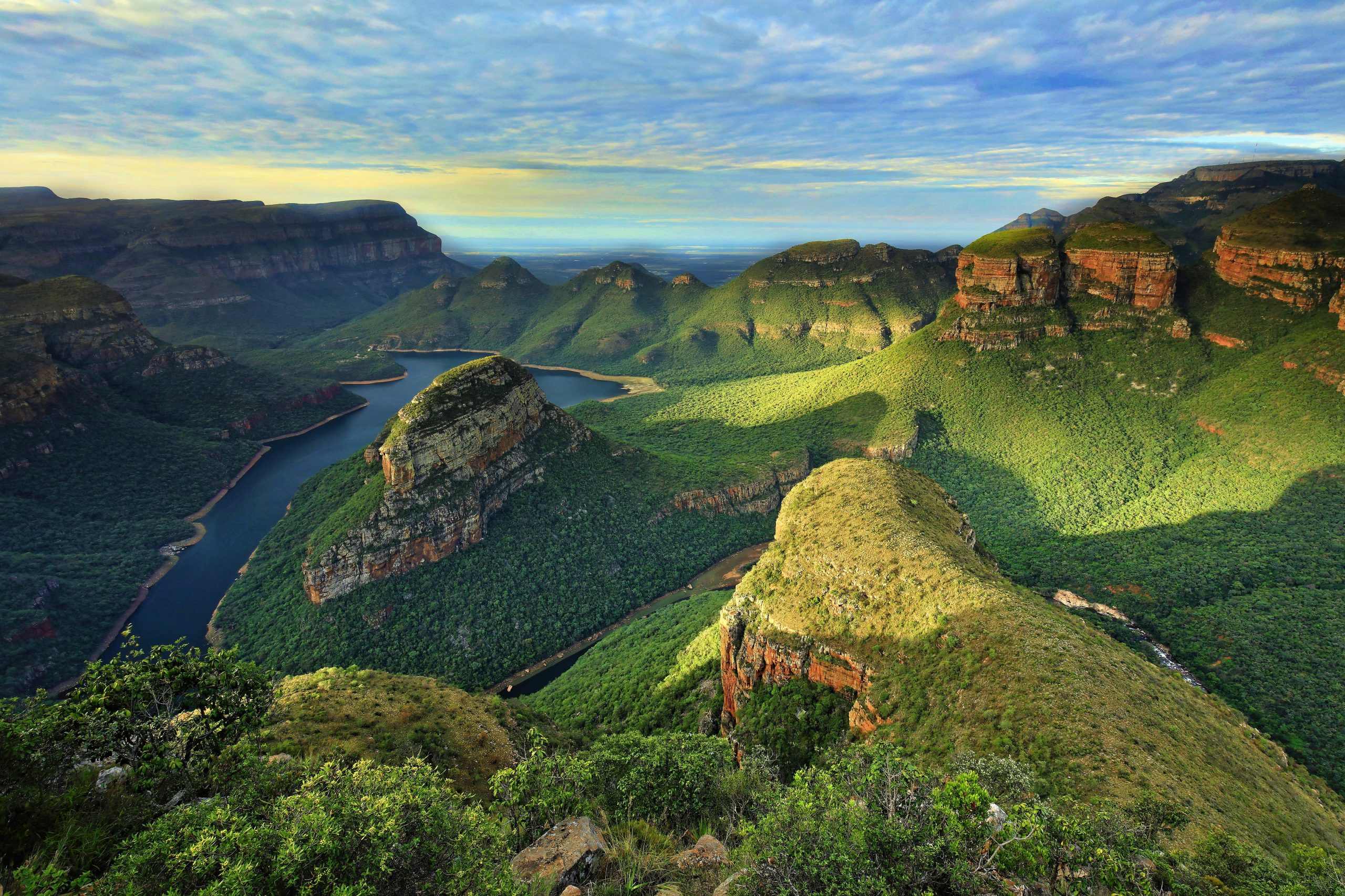 South Africa, Blyde River Canyon is one of the largest canyons on Earth. Photo in high resolution, best photo.